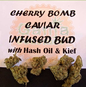 GanjaGourmetCherryBombCaviarInfusedBudsign